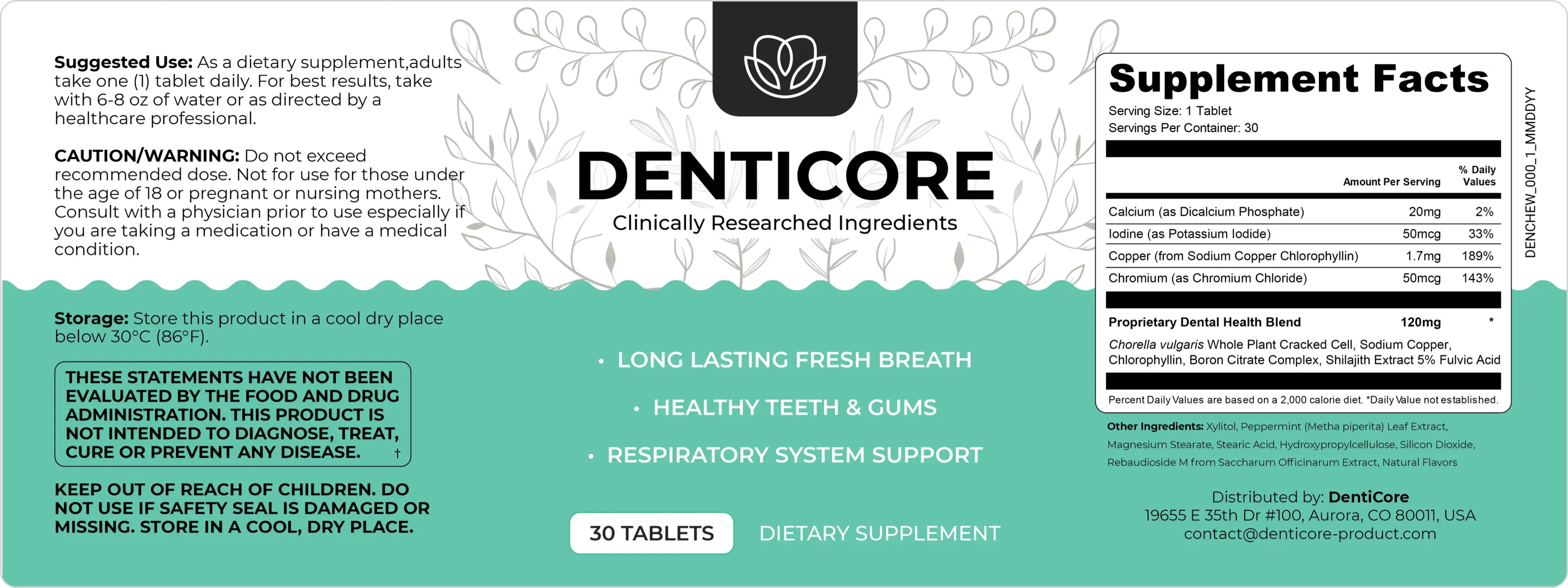 denticore-original-ingredients-lists